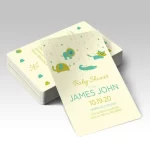 Round Corner Announcement Cards