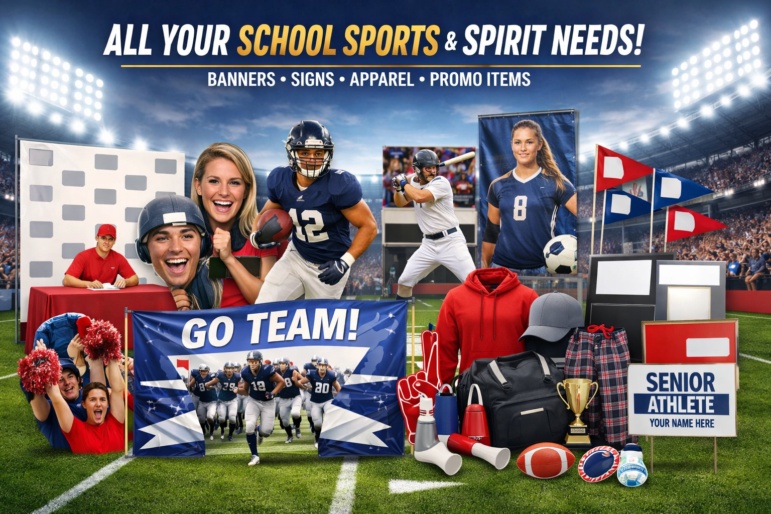 Everything You Need for School Sports, Senior Nights & Big Game Moments