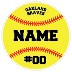 Oakland Braves Lawn Signs