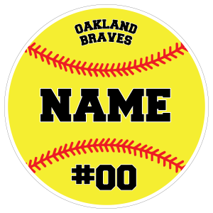 Oakland Braves Lawn Signs