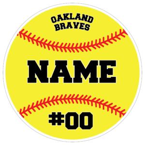 Oakland Braves Lawn Signs